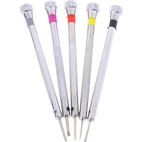 5Pcs/set Precision Screwdriver Eyeglasses Watch Jewelry Watchmaker Repair Tool