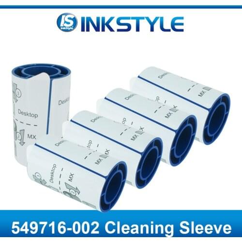 549716-002 Cleaning Sleeves 5pieces for use in Datacard SP30 SP55 SP75 FP65 CP40 CP60 SD260 CD800 SD360 ID Card P