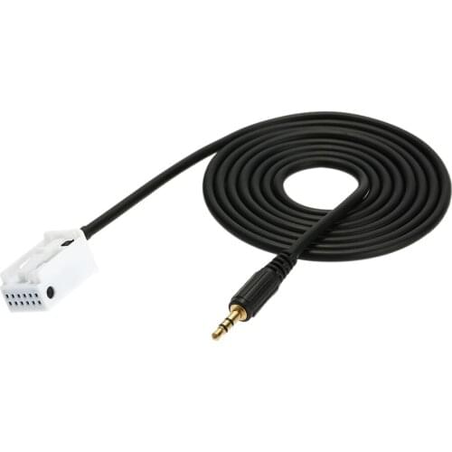 KKmoon Car AUX Cable Input Mode for iPod Phone MP3 3.5mm AUX-in Audio Music Adapter Cable for Mercedes Benz W169 W203 W209 W251