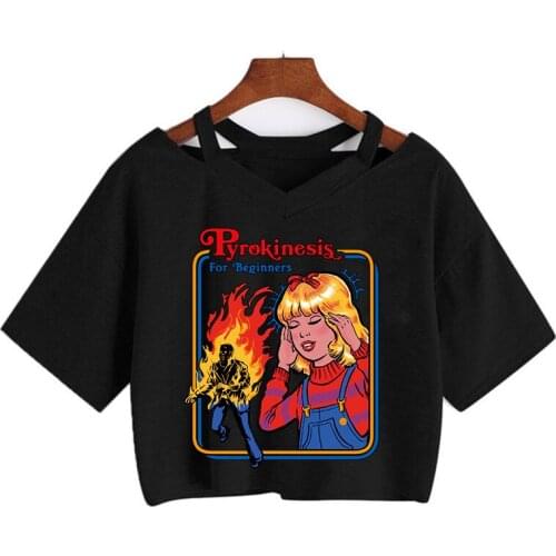 DAYUHU Women's Cropped T-shirts