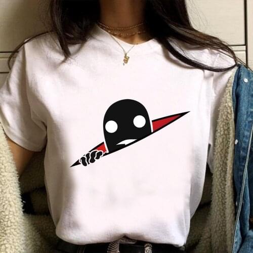 Anime Gurren Lagann Tshirt Funny Anti Spiral Cartoon T-shirt Women Harajuku Short Sleeve Unisex Tops Cloth