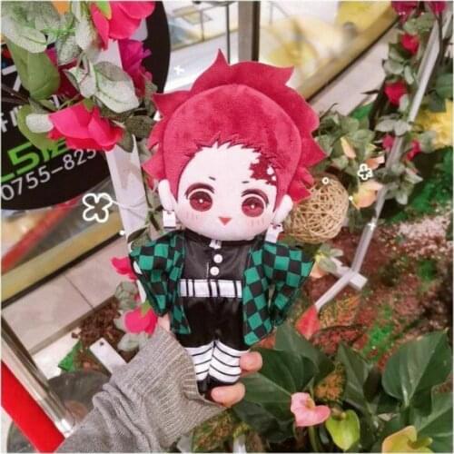 Demon Slayer Kimetsu no Yaiba Tanjirou Agatsuma Zenitsu Plush 20cm Doll Toy Sa