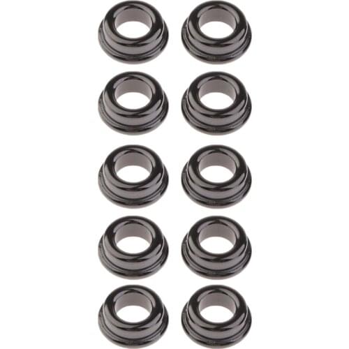 10PCS Ceramic Sea Fishing Rod Guide Eye Ring Black DIY Pole Ceramic Rings Raft Fishing Repair Kit Fishing Accessories S M L