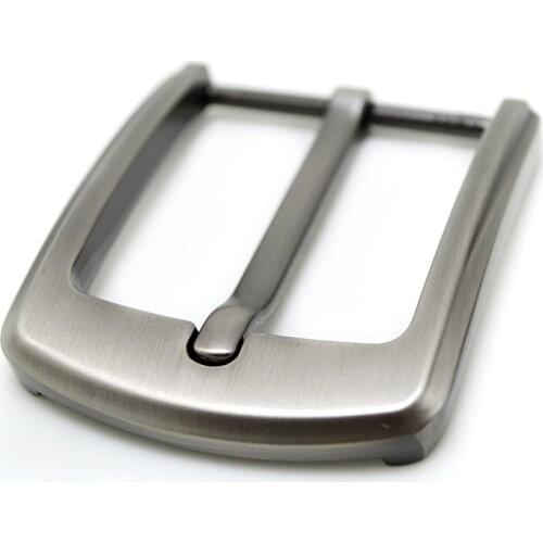 35mm & 40mm Zinc Alloy Mens Casual Belt Buckle End Bar Heel bar Buckle Single Pin Half Buckle for Leather Craft Jeans Webbing