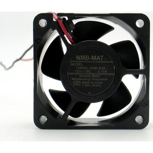 NMB-MAT 1406KL-04W-S30 CA7 DC 12V 0.11A 35x35x15mm Server Cooling Fan