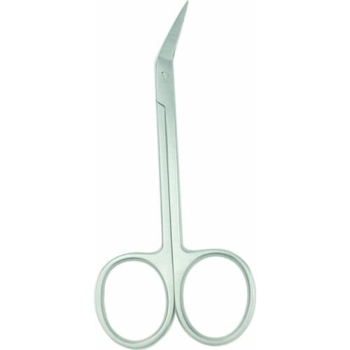 Ophthalmic Scissors Bevel Bend Head Stainless Steel Instrument Tool 45 Degree Cut