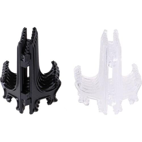 Plastic Photo Book Portable Display Stand Foldable Easels Plate Pedestal Holder