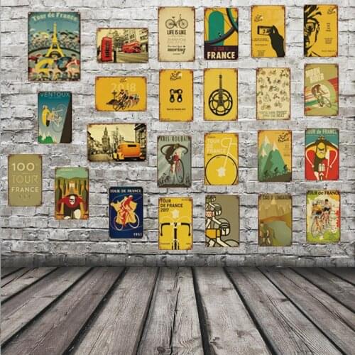 Retro Tin Metal Sign Vintage Plate Wall Pub Home Art Decor Car Iron Poster Cuadros LA-2382A