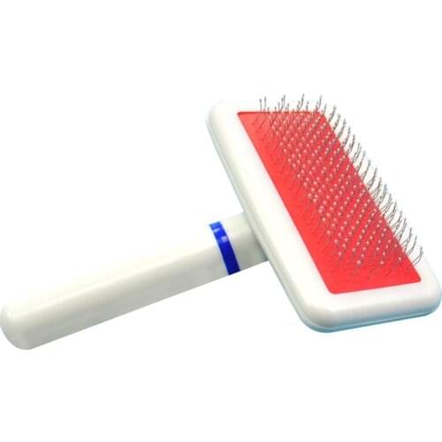 Dog Slicker Brush Professional Pet Cleaning Tool Pet Grooming Brush Dog Comb with Handle Dog Cat Grooming Comb Pet Product