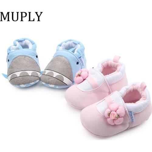 Cotton Cute Floral Baby Shoes Soft Soled Non-slip Toddler Shoes For Girls Spring Summer Baby Girl Shoes