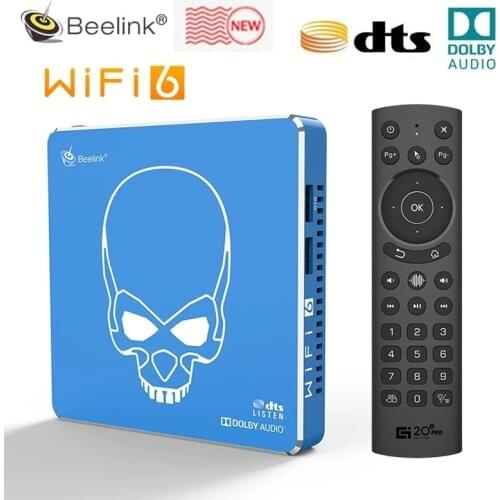 Beelink GT-King Pro WIFI 6 Smart Tv Box Amlogic S922X-H 2.2GHz Android 9.0 4G 64G 1000M LAN BT5.0 4K Dolby Audio DTS Set Top Box