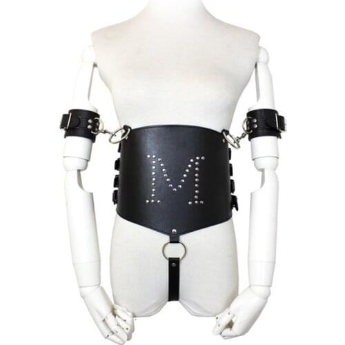 Fun Sex Toys M Letter Bondage Clothes Leather Armor Bondage Clothes For Women Toys