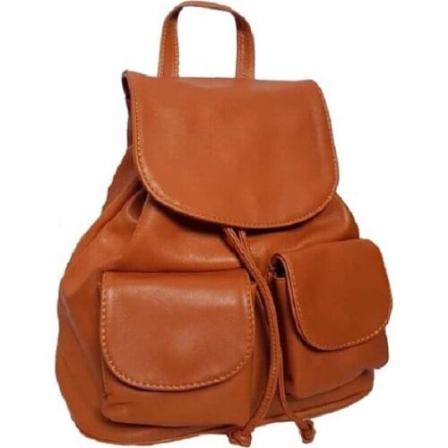 Woman`s leather backpack Made in Italy Bottega Carele BC7072