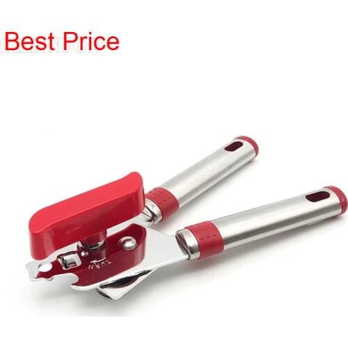 200Pcs/Lot KO1003 Stainless Steel Can Opener Multifunction Open Cans Knife Opener Screwdriver
