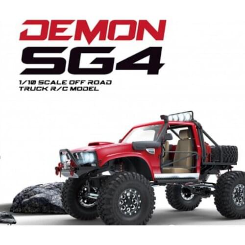 2018 CROSSRC DEMON SG 4 1:10 scale rc 4X4 RC rock cralwer Cralwer Truck w/Hard Body Kits 4wd compaible Hraxxas AXIAL RC8WD