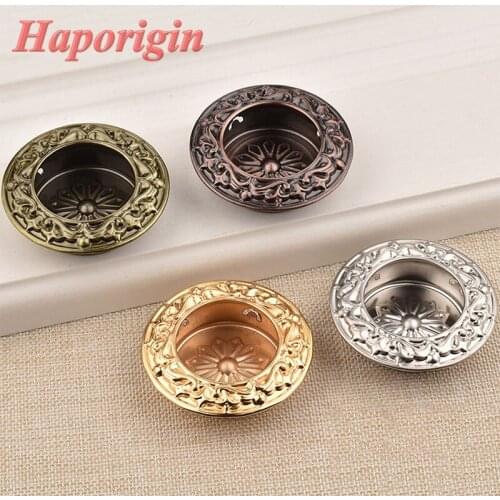 2x Kitchen Cabinet Drawer Knobs Concealed Cupboard Handles Closet Cabinet Bars Furniture Hardware Pulls Bookcase Haporigin