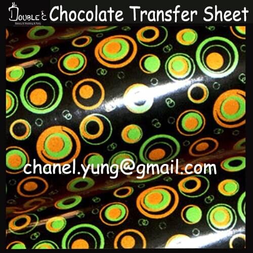50pcs Hot Multi Colors Chocolate Transfer Sheet,White Lace Chocolate Decoration,Cake Decoration,DIY Chocolate Mold,Bakery Tools