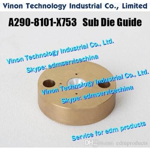A290-8101-X753 edm Sub Die Guide F122 Ø0.35mm Upper for Fanuc A.B.C.iA.iB.iC machines A2908101X753, A290.8101.X753