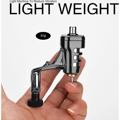 Aluminum Alloy Tattoo Rotary Motor Silicone Gripping Handle Tattoo Machine Gun Kit for Tattoo Shader Liner