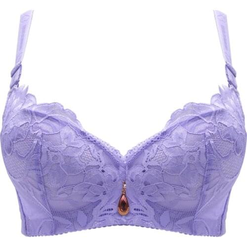 Push Up Bra Lace Bras For Women Bra Adjustment Lingerie Female Bralette Underwear Ladies Big Plus Size Brassiere