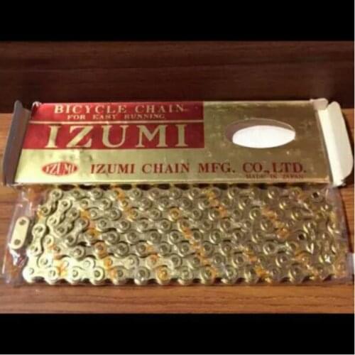 Track solid teeth Japan Izumi single speed Fixedgear gold chain