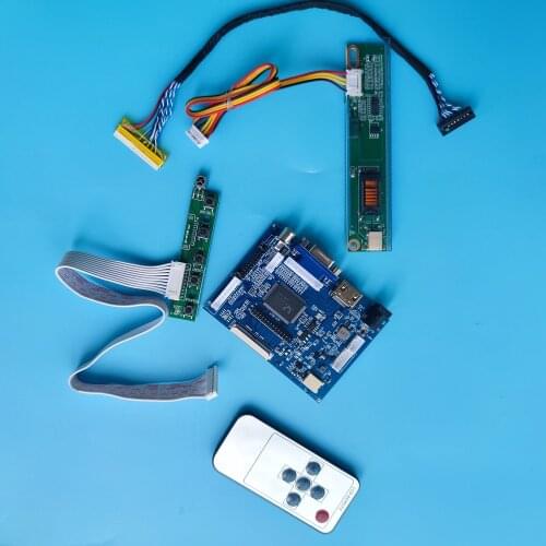 Kit Work for LP171WP4 2AV HDMI VGA Controller Board monitor DIY LVDS remote AV Screen driver panel 1440X900 LCD 17.1" SCREEN