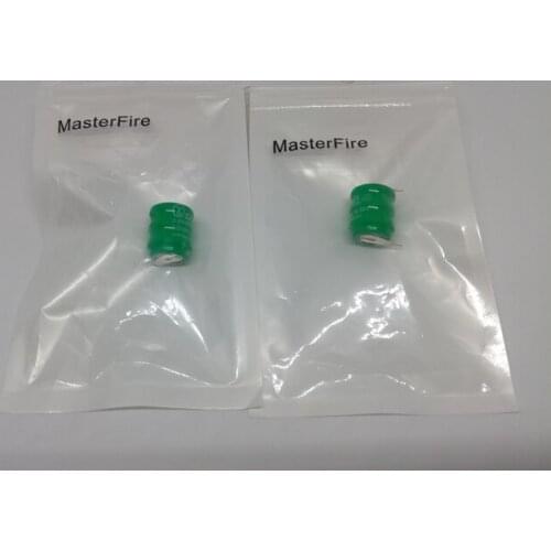 MasterFire 50PCS/LOT New 3.6V 80mAh NI-MH rechargeable battery button cell coin NiMH batteries pack PLC control in the battery