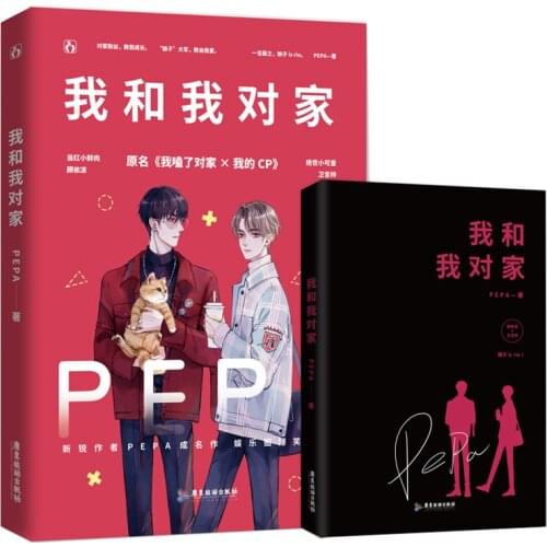 My CP Wo He Wo Du Jia Love Stories Of Campus Youth Novel Book By PEPA Postcard Sticker Gift