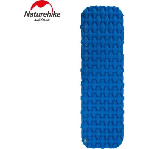 Naturehike Folding portable Ultra-Light Inflatable Mattress Outdoor Camping Single Person Thick widening Moisture Proof Pad