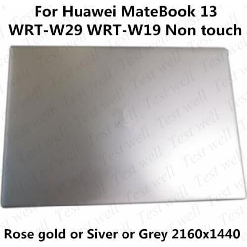 Original Huawei Matebook 13 13-inch IPS screen assembly WRT-W19 WRT-W29 LCD screen assembly replacement (Non-touch screen)
