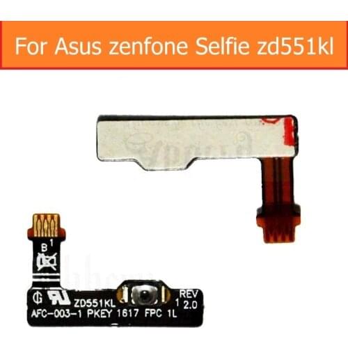 Genuine Up/down Volume Flex Cable For Asus Zenfone Selfie ZD551KL ZD550KL Z00UD Power&side Key Button Silent & Mute Keypad Parts
