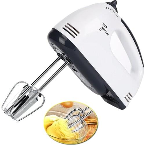 7 Speed Control Hand Mini Mixer Food Blender Multifunctional Food Processor Kitchen Mini Electric Manual Cooking Tools