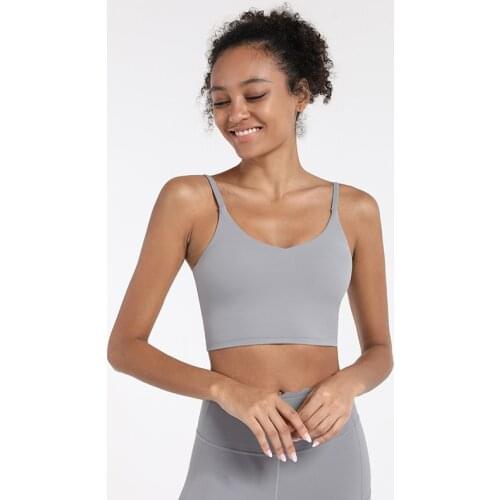 Mermaid Curve Sports Bra Underwear Sexy V-neck Pilates Bra Breathable Quick Dry Fitness Sling Vest Yoga Tank Top