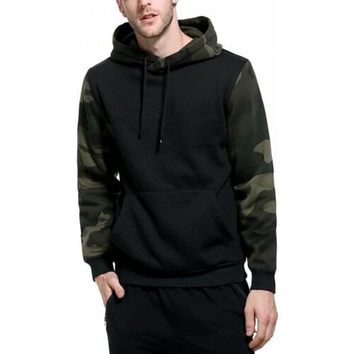 Thickened Camouflage hoodies Long Sleeve Elastic Cuff Large Pocket Men Hoodie for Dating sweatshirts streetwear men Clothing