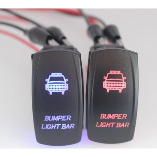 IP68 Waterproof 24V/10A,12V/20A LED OFF-ROAD Car Bus Marine Push Button Rocker Toggle Switch BUMPER LIGHT BAR