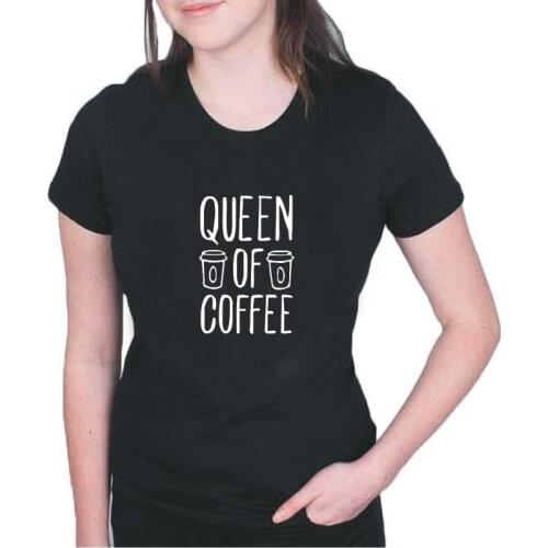 Ladies Street T-shirt Tops Summer Cotton Black and White Loose Letters Tee Shirt Harajuku Funny T Shirt Female