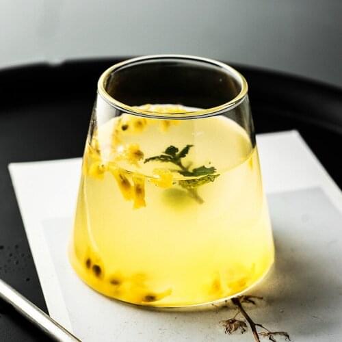 1pcs Glass Cold Hot Drinking Coffee Mugs Frozen Water Ice Cream Cocktail Juices Milk Cola Wine Beer Glass Cup Tea Coffee Mugs