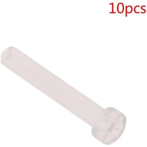 10 Pcs/Set Earrings Clutch Anti Allergy Back Plugs Sleeve Tube Protection Ears Safety Pad Protector Accessories 652B