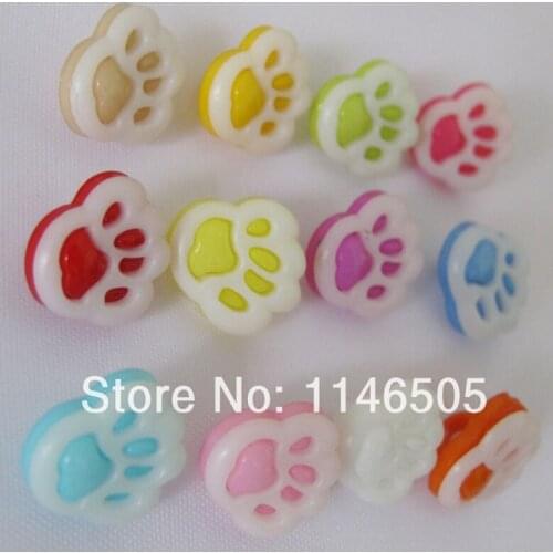 100pc Plastic Buttons Children Outerwear Buttons Cartoon Shape13mm*12mm Garment vogue Button Children Accessories ZK0194