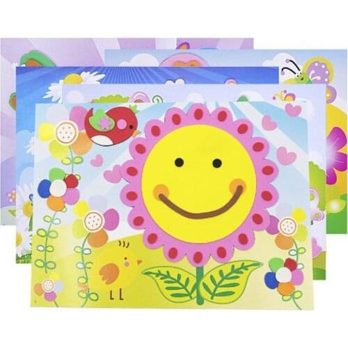 20Pcs 3D EVA Foam Sticker Puzzle Game DIY Cartoon Animal Learning Education Toys For Children Kids Multi-patterns Styles