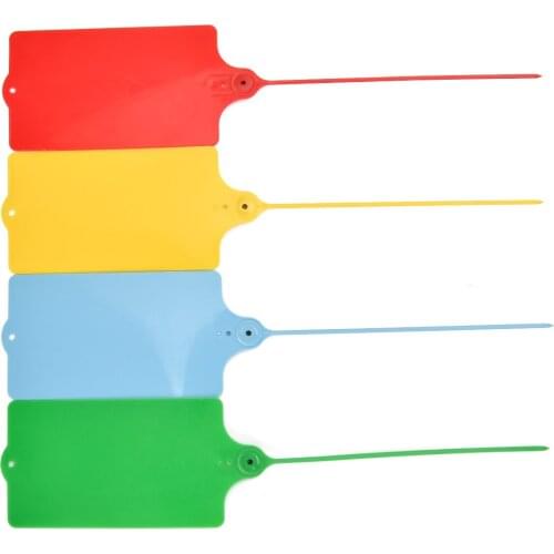 500Pcs Custom Plastic Tags Numbered Security Big Tamper Proof Seals Self Locking Zip Ties