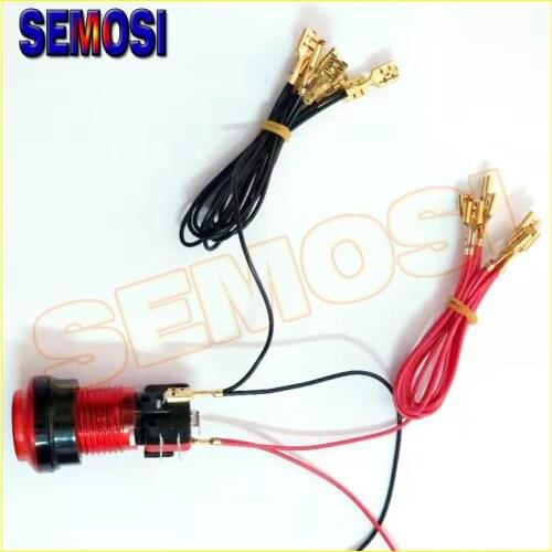 6.3mm ,4.8mm or 2.8mm Quick 2pin 5V / 12V Illuminated Light Bulb Cable To USB Encoder for Arcade LED Button Joystick