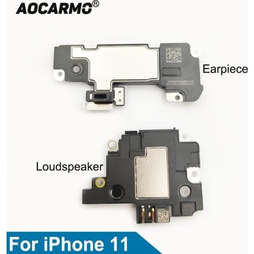 Aocarmo Top Earpiece Ear Speaker Bottom Loudspeaker Buzzer Ringer For iPhone 11 Replacement Part