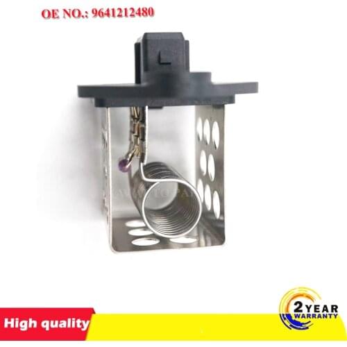 Car Blower Motor Fan Resistor Governor Resistance Regulator for Citroen C3 C8 Xsara for Peugeot 206 307 9641212480 1267E3