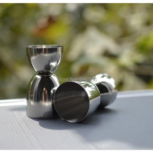FREE SHIP Stainless Steel Cocktail Martini Vodka Dessert 60ml &30ml A small cup of stainless steel and baking