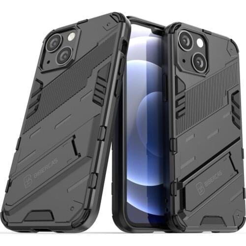 Phone Holder Case For iPhone 13 Mini Case Bumper Hard PC Anti-knock Armor Full Cover For iPhone 13 Mini Case For iPhone 13 Mini