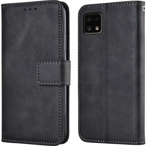 Flip Wallet Case for Sharp AQUOS Sense 5G Phone Case for AQUOS Sense 5G Cover Book Case for Sharp Sense 5 G Coque