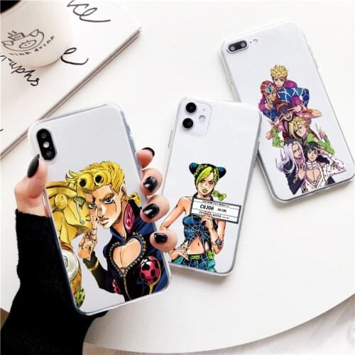 For Samsung Galaxy A72 A52 A32 A51 A50 A21S A12 A02S A20e A31 A30 A42 A41 A40 A71 A70 A6 A7 A9 2018 JoJos Bizarre Adventure Case