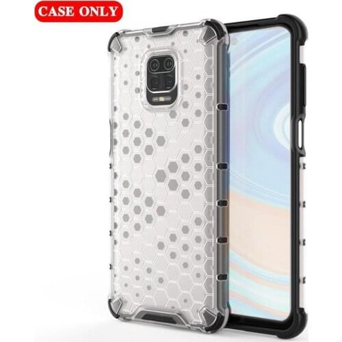 360 Full Protective Cover For Xiaomi POCO M3 Luxury Shockproof Honeycomb Armor Transparent Soft Case Cover