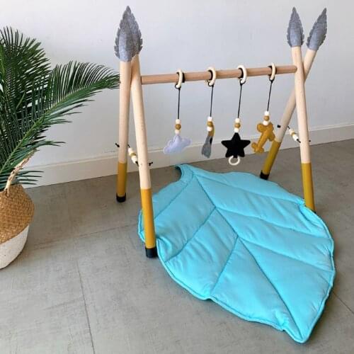 Baby Game Blanket Tree Leaves Floor Carpet Soft Cotton Climbing Pad Play Mat 97BC